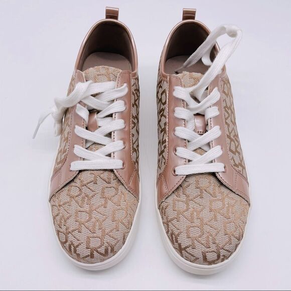 DKNY Big Girls Cam Jacquard Sneakers Size 5 - Picture 6 of 12